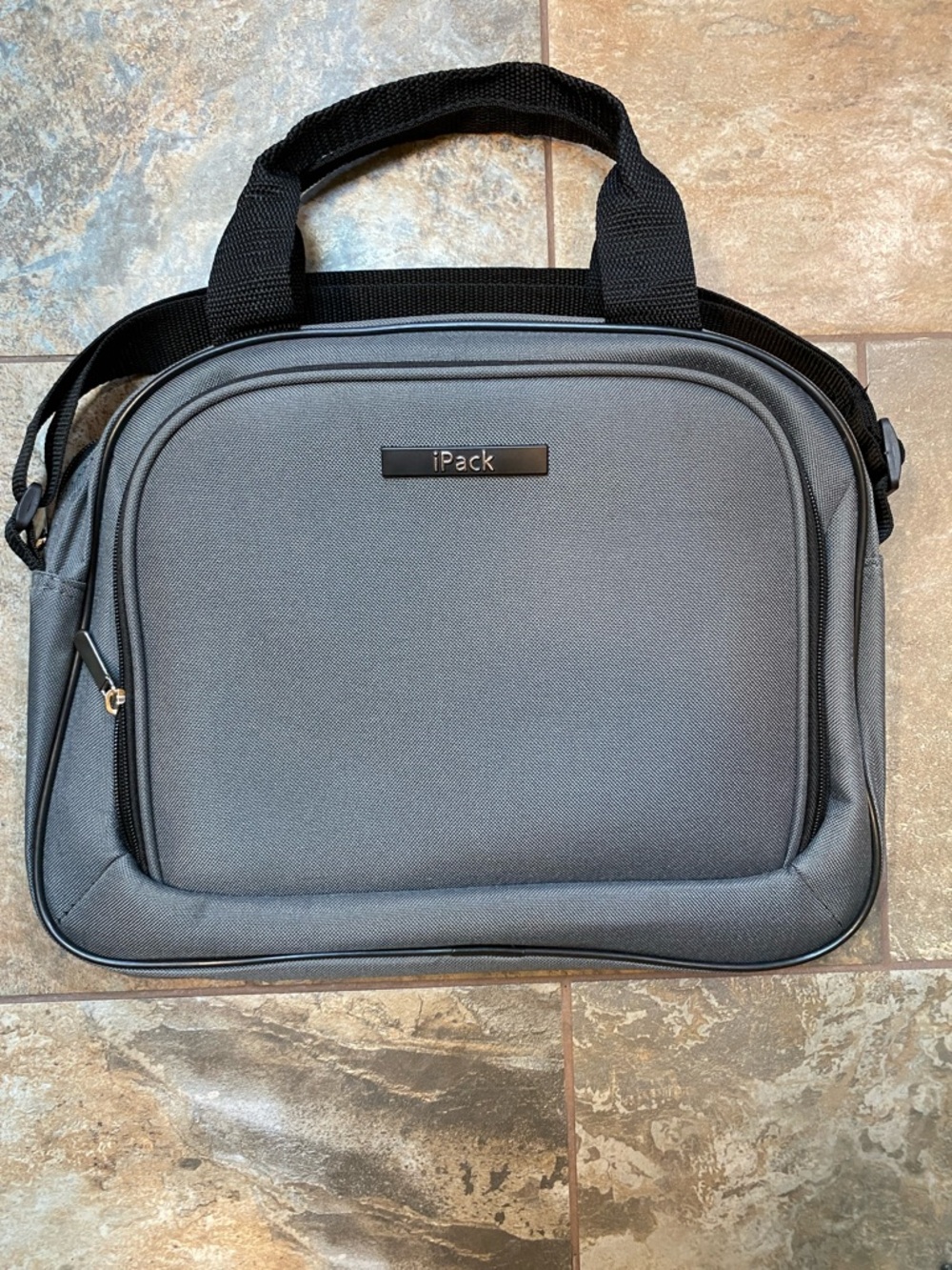 Gray Laptop Briefcase for Men